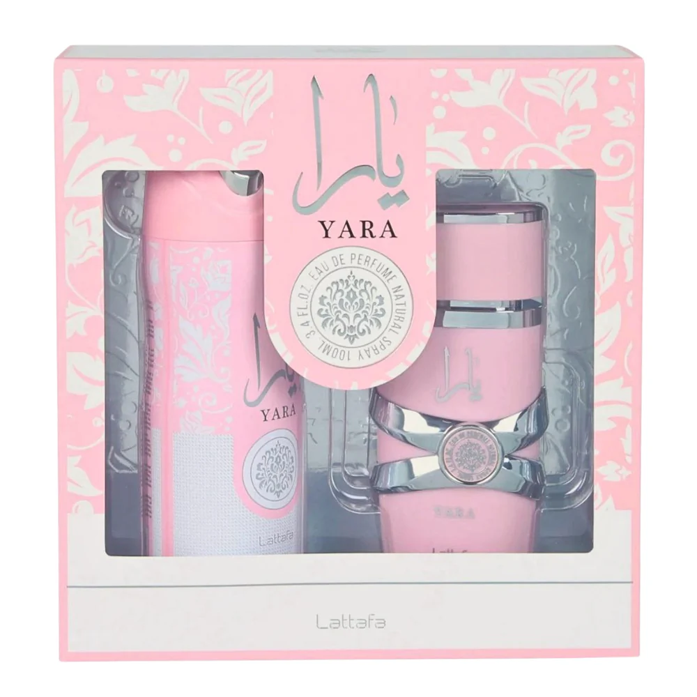 Set 2pcs Lattafa Yara 100ml + Gift Body Spray Women